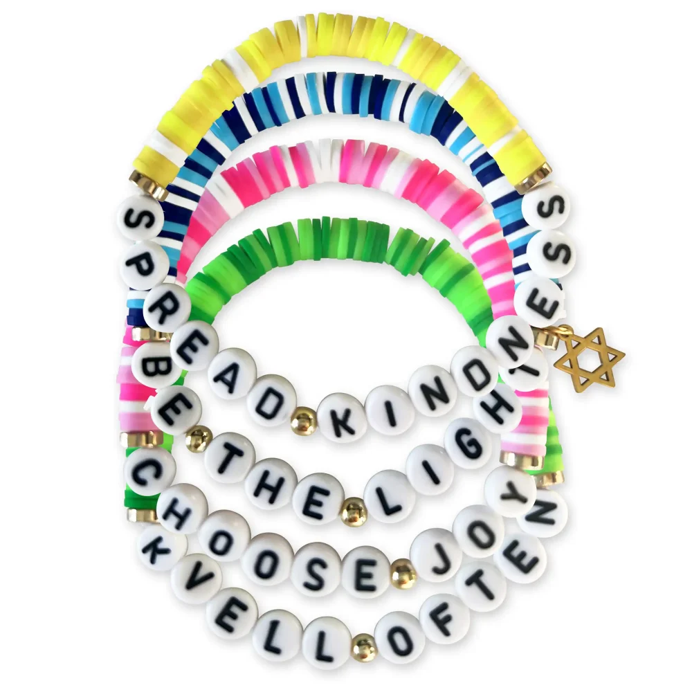 Four-Pack Jewish Joy Bracelet Set - Image 5