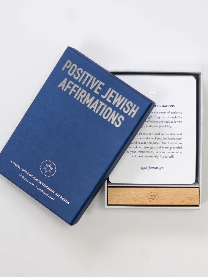 Positive Jewish Affirmations Card Deck 12
