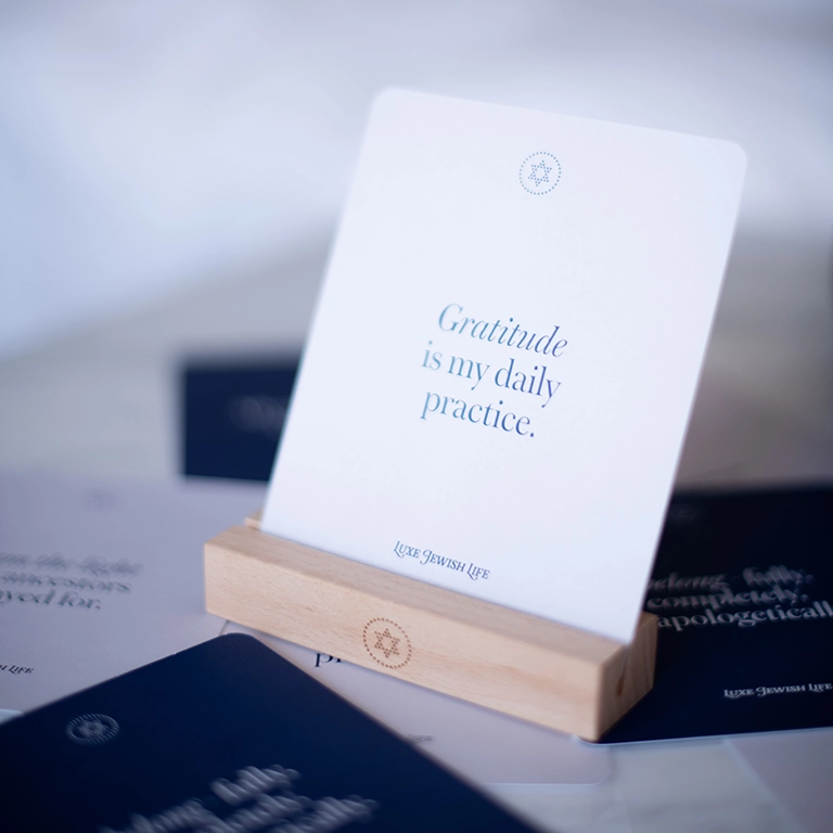 Positive Jewish Affirmations Card Deck 6